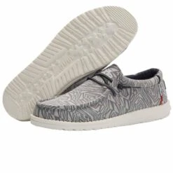 'Hey Dude' Men's Wally Print - Geo Grey -Hey Dude Shop 110062999 WALLY PRINT GEO GREY 03 2048x2048 f9dcefed cb4f 431e bcae 7b4317a17b9f 1024x1024@2x