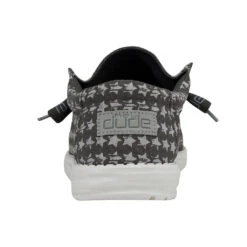 Hey Dude Men's Wally Patriotic Grey Shoes 110063196 9 Hey Dude Men's Wally Patriotic Grey Shoes 110063196 -Hey Dude Shop 110063196 WALLY GREYED PATRIOTIC 05