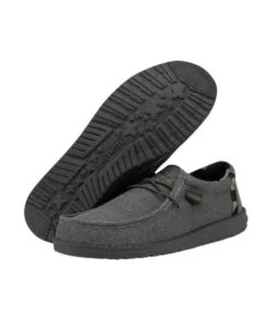 Hey Dude Men's Blue Camo Wally Shoe