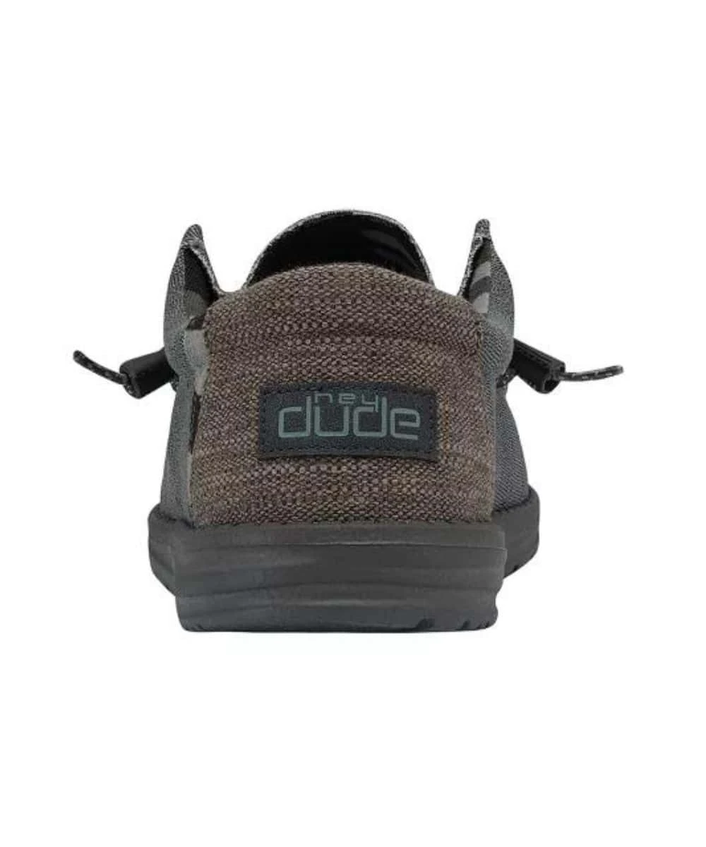 Hey Dude Men's Blue Camo Wally Shoe 4 Hey Dude Men's Blue Camo Wally Shoe - Image 4