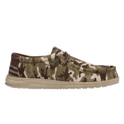 Hey Dude® Wally Men's Camo USA Flag Slip On Shoe 110067037 8 Hey Dude® Wally Men's Camo USA Flag Slip On Shoe 110067037 -Hey Dude Shop 110067037 WALLY CAMO FLAG LEFT 1321