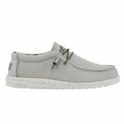 Hey Dude Men's Wally Sox Fog Shoes 110353080 -Hey Dude Shop 110353080 fog Hey Dude Mens Wally Sox Casual Shoes kowear 01 07743.1649144249