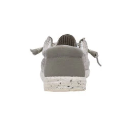 Hey Dude Men's Wally Sox Ash Shoes 110353500 -Hey Dude Shop 110353500 WALLY SOX ASH 05