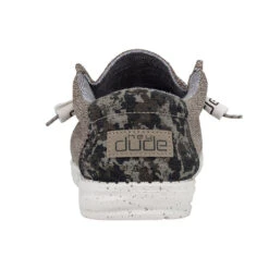 Hey Dude Men's Wally Stretch Sand Dune Camo Shoes 110380583 -Hey Dude Shop 110380583 WALLY STRETCH SAND DUNE CAMO 5