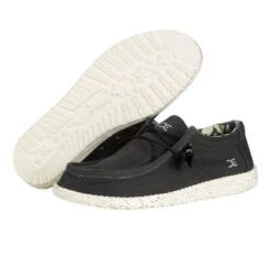 'Hey Dude' Men's Wally Stretch - Black -Hey Dude Shop 110381900 WALLY STRETCH black 02 900x 523b3302 2d47 4c72 bc07 7b296f440497 1024x1024@2x