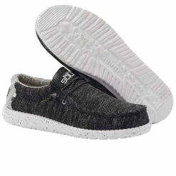 Hey Dude Men's Wally Stretch Meteorite Shoes 110383264 7 Hey Dude Men's Wally Stretch Meteorite Shoes 110383264 -Hey Dude Shop 110383264 WALLY STRETCH METEORITE 03