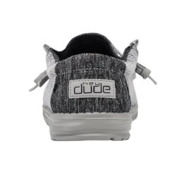 Hey Dude® Men's Wally Stretch Platinum Mix Shoes 110383267 -Hey Dude Shop 110383267 WALLY STRETCH PLATINUM MIX 5 5eb6bd21 9bfe 4b88 bbb6 232bf0d55b65