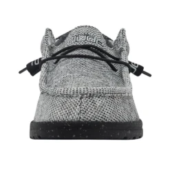 Hey Dude® Men's Wally Stretch Dark Web Light Grey Shoes 110383385 10 Hey Dude® Men's Wally Stretch Dark Web Light Grey Shoes 110383385 -Hey Dude Shop 110383385 3