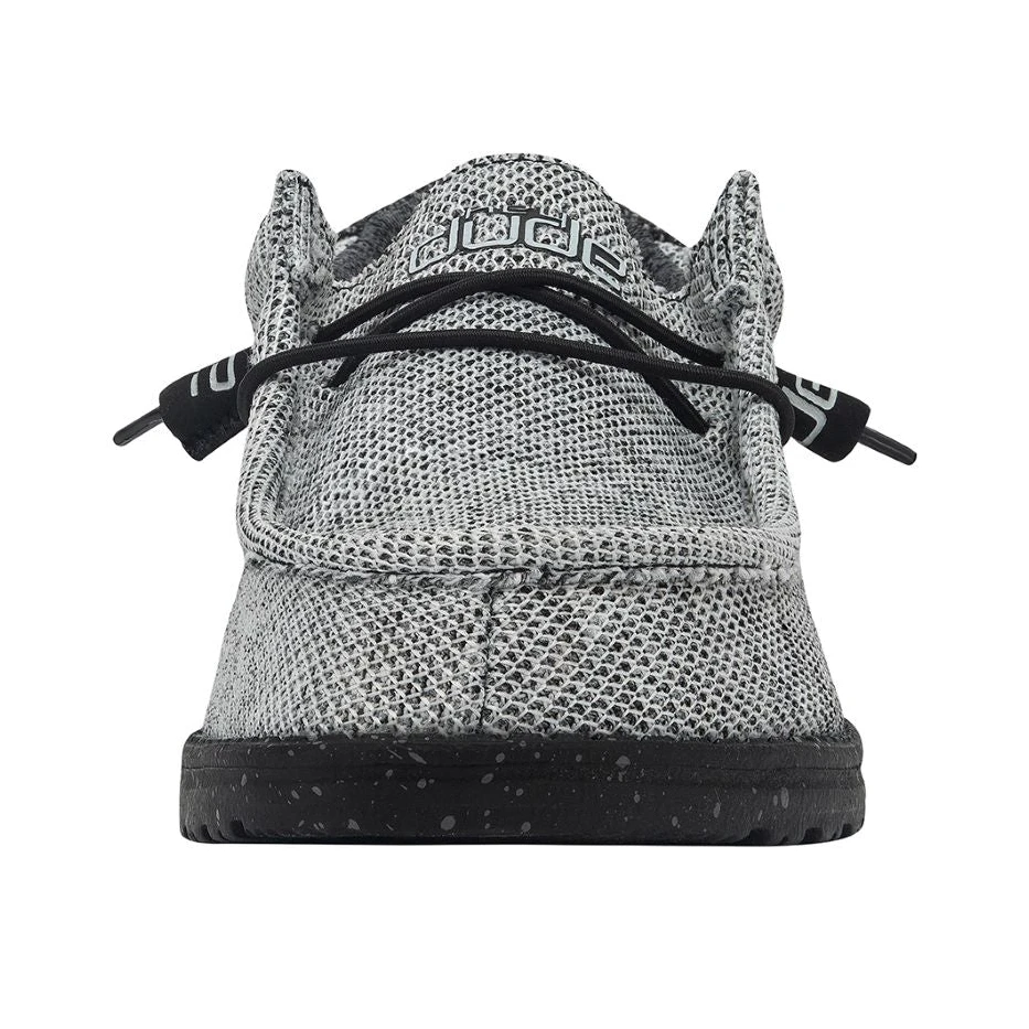 Hey Dude® Men's Wally Stretch Dark Web Light Grey Shoes 110383385 5 Hey Dude® Men's Wally Stretch Dark Web Light Grey Shoes 110383385 - Image 5