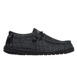 Hey Dude Men's Wally Stretch Midnight Bunker Shoes 110384770 -Hey Dude Shop 110384770 WALLY STRETCH MIDNIGHT BUNKER 1