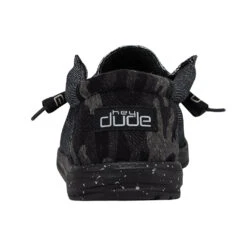 Hey Dude Men's Wally Stretch Midnight Bunker Shoes 110384770 -Hey Dude Shop 110384770 WALLY STRETCH MIDNIGHT BUNKER 5