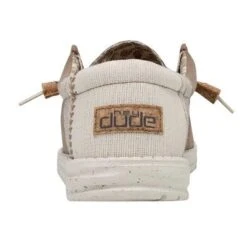 Hey Dude Men's Wally Linen Natural Clay Slip On Shoe 110793298 -Hey Dude Shop 110793298 4