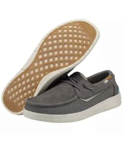 Hey Dude Men's Steel Grey Welsh Grip Shoe