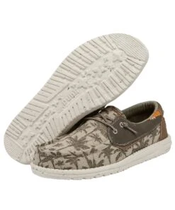 Hey Dude Men's Welsh Natural Sage Palm Shoe