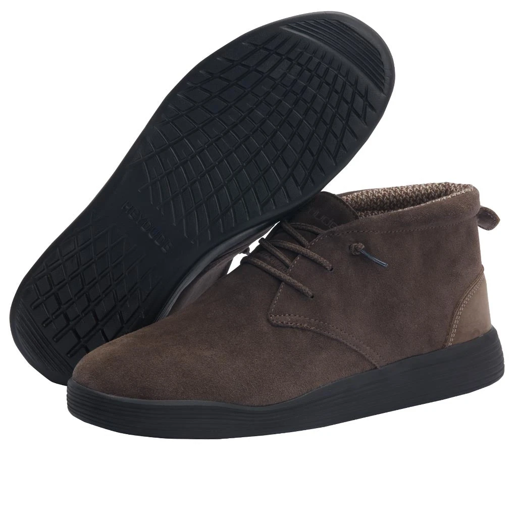 Hey Dude Men's Jo Suede Java Shoes 112371813 3 Hey Dude Men's Jo Suede Java Shoes 112371813 - Image 3