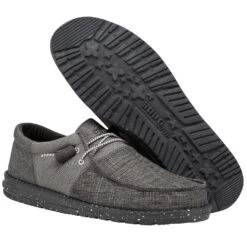 Hey Dude Men's Wally Tri Cinder Block Shoes 112503337 -Hey Dude Shop 112503337 WALLY TRI CINDER BLOCK LEFT 31