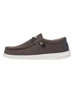 Hey Dude Men's Chocolate Paisley Wally Shoe