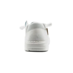 Hey Dude® Ladies Wendy Classic Silk Moon White Shoes 121410211 -Hey Dude Shop 121410211 3