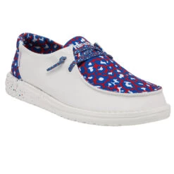 Hey Dude® Ladies Wendy Leo Americana Slip On Shoes 121412171 -Hey Dude Shop 121412171 WENDY LEO AMERICANA RIGHT 3