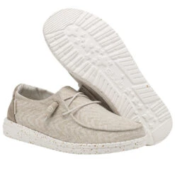 Hey Dude Women's Wendy Woven Zebra Neutral Shoes 121413326 -Hey Dude Shop 121413326 WENDY WOVEN ZEBRA NEUTRAL 3