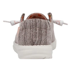 Hey Dudes Ladies Wendy Stretch Peach Bud Slip On Shoe 121413359 -Hey Dude Shop 121413359C