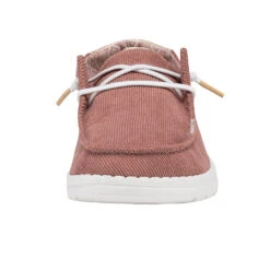 Hey Dude Ladies Wendy Corduroy Desert Rose Shoes 121415049 -Hey Dude Shop 121415049 WENDY CORDUROY DESERT ROSE 4 1