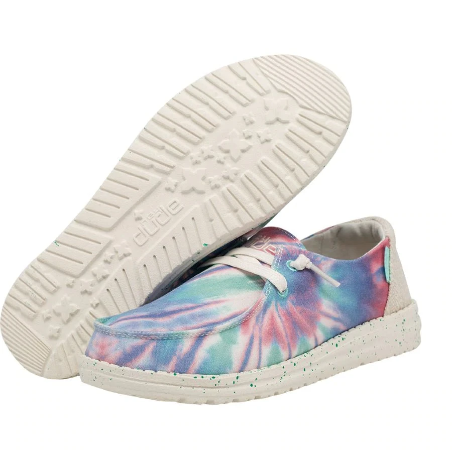 'Hey Dude' Women's Wendy Tie Dye - Rose Candy 5 'Hey Dude' Women's Wendy Tie Dye - Rose Candy - Image 5