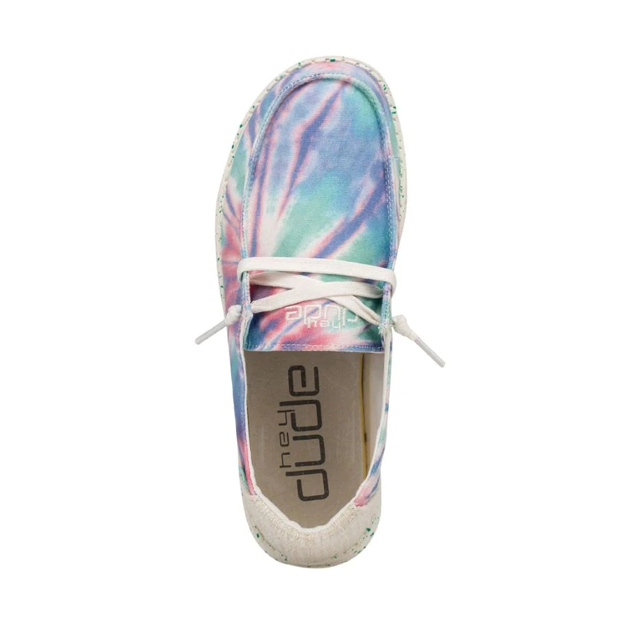 'Hey Dude' Women's Wendy Tie Dye - Rose Candy 4 'Hey Dude' Women's Wendy Tie Dye - Rose Candy - Image 4