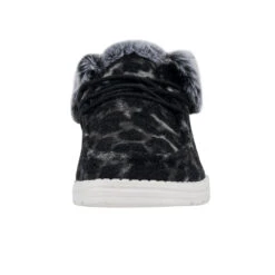 Hey Dude Ladies Britt Abstract Grey Leopard Shoes 121773280 -Hey Dude Shop 121773280 BRITT ABSTRACT GREY LEOPARD 4