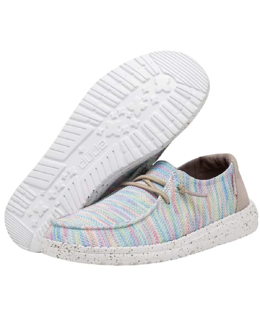 Hey Dude Women's Aurora White Wendy Sox Shoe 1 Hey Dude Women's Aurora White Wendy Sox Shoe