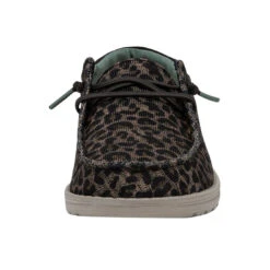 Hey Dude Women's Wendy Sox Leo Brown Shoes 121921569 -Hey Dude Shop 121921569 WENDY SOX LEO BROWN LEFT 4