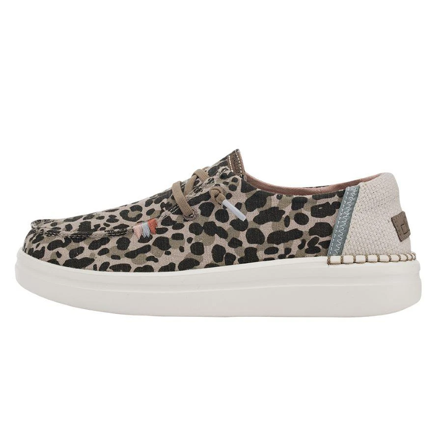 Hey Dude Ladies Wendy Ride Platform Jungle Beige Slip On Shoes 121940570 4 Hey Dude Ladies Wendy Ride Platform Jungle Beige Slip On Shoes 121940570 - Image 4