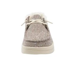 'Hey Dude' Women's Wendy Rise - Brown Herringbone -Hey Dude Shop 121941562 WENDY RISE BROWN HERRINGBONE 04 720x 94301cfc 90f4 4245 95d2 217079c0c2dc 1024x1024@2x