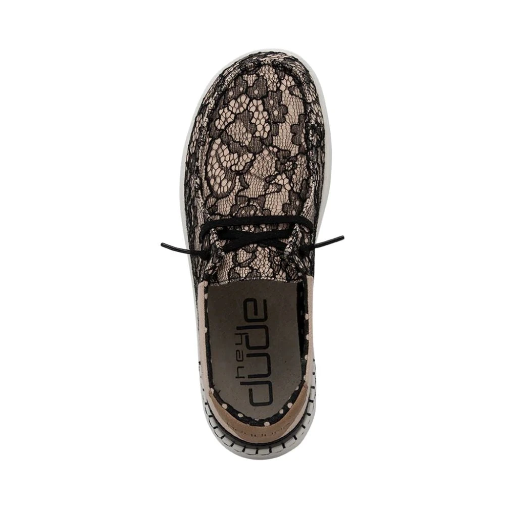 'Hey Dude' Women's Wendy Rise - Lace Black 2 'Hey Dude' Women's Wendy Rise - Lace Black - Image 2