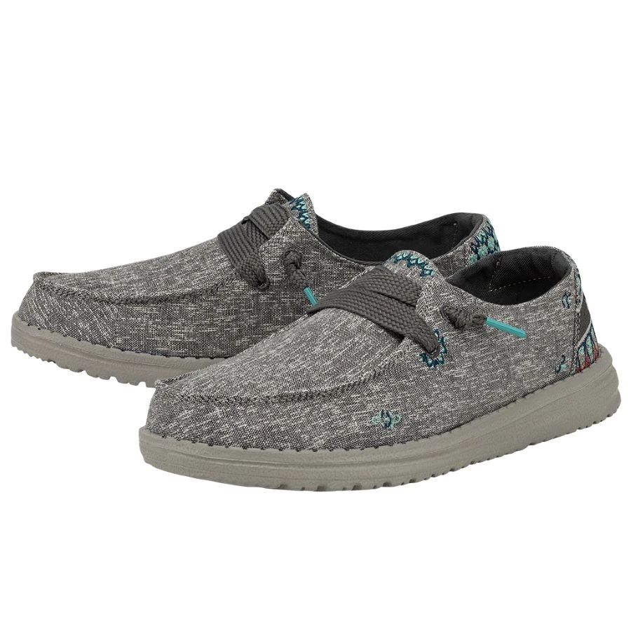 'Hey Dude' Women's Wendy Flora - Tulip Grey 6 'Hey Dude' Women's Wendy Flora - Tulip Grey - Image 6
