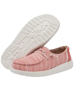 Hey Dude Youth Coral Wendy Stretch Shoe