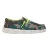 Hey Dude Youth Taupe Camo Wally Sox Shoe