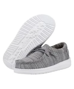 Hey Dude Toddler Stone Wally Linen Shoe