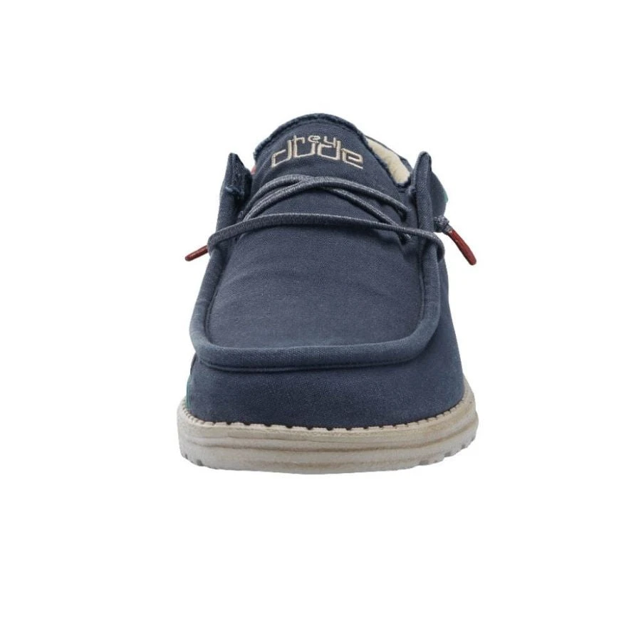 'Hey Dude' Men's Wally Washed - Blue Space 4 'Hey Dude' Men's Wally Washed - Blue Space - Image 4