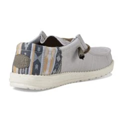 Hey Dude Men's Wally Funk Stone Grey Slip On Shoes 40006-270 -Hey Dude Shop 270back