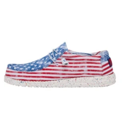 Hey Dude® Men's Wally Patriotic Stars & Stripes Casual Shoes 40001-9C8 -Hey Dude Shop 40001 9C8