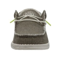 'Hey Dude' Men's Wally Braided - Fossil -Hey Dude Shop 40003 2BS WALLBRAIDED FOSSIL LEFTFRONT 1024x1024@2x