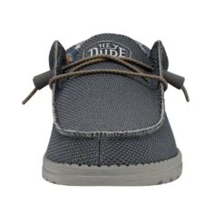 'Hey Dude' Men's Wally Sox Triple Needle - Blue Shadow -Hey Dude Shop 40020 3US WALLYSOXTRIPLENEEDLE BLUESHADOW LEFTFRONT 1024x1024@2x