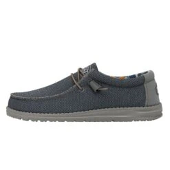 'Hey Dude' Men's Wally Sox Triple Needle - Blue Shadow -Hey Dude Shop 40020 3US WALLYSOXTRIPLENEEDLE BLUESHADOW LEFTSIDE 1024x1024@2x