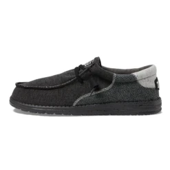 Hey Dude® Men's Wally Stitch Harlequin Grey Slip On Shoes 40021-0XC -Hey Dude Shop 40021 0XC 3