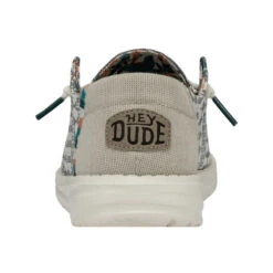 'Hey Dude' Women's Boho Embroidery - Grey -Hey Dude Shop 40054 1KM WENDYBOHO EMBROIDERYGREY LEFTBACK 1024x1024@2x