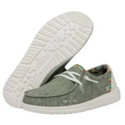 'Hey Dude' Women's Wendy Boho - Olive -Hey Dude Shop 40054 337 WENDYBOHO OLIVE PAIRBOTTOM 1024x1024@2x