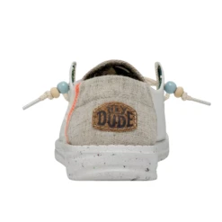 Hey Dude® Wendy Fringe Salt White Slip On Shoes 40071-1K5 -Hey Dude Shop 40071f