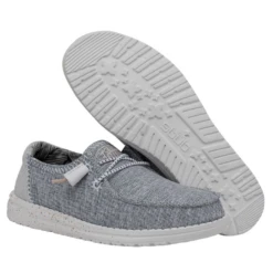Hey Dude® Ladies Wendy Star Azora Grey Slip On Shoes 40080-4LM -Hey Dude Shop 40080 4LM 2
