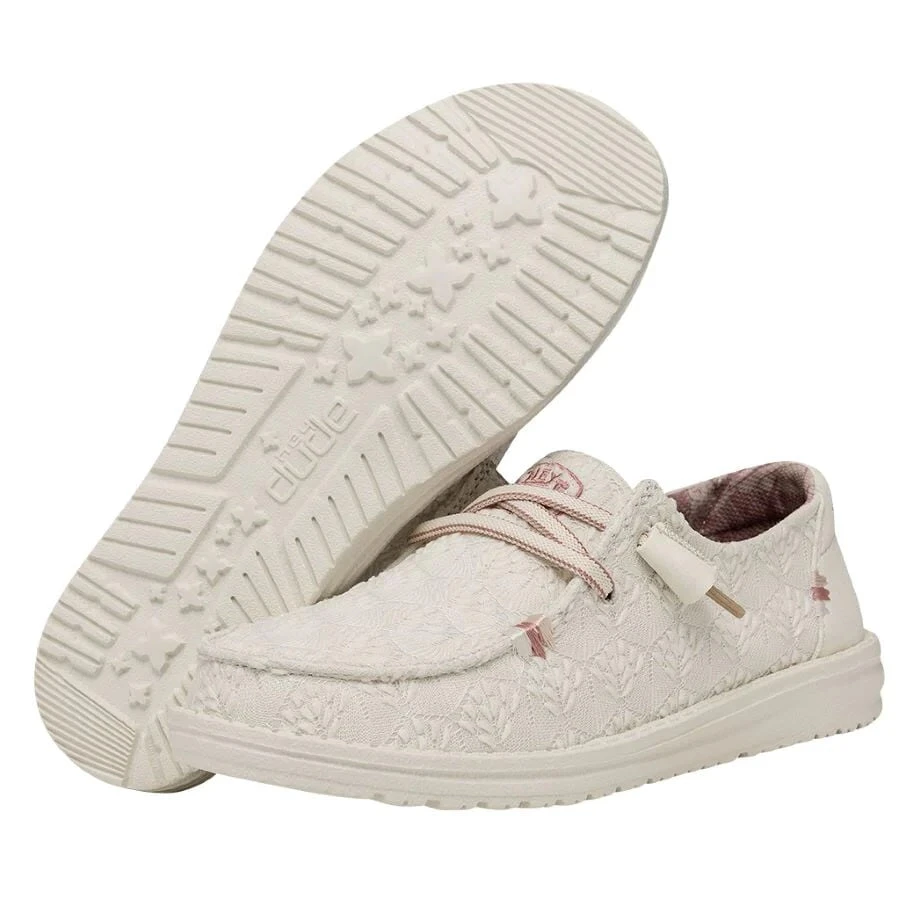 'Hey Dude' Women's Wendy Stretch Boho Fleur - Sand 3 'Hey Dude' Women's Wendy Stretch Boho Fleur - Sand - Image 3